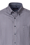 Produktbild f�r 'CASAMODA Casual Fit Hemd Langarm Button Down Kragen Streifen Muster blau'