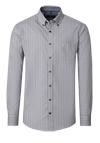 Produktbild f�r 'CASAMODA Casual Fit Hemd Langarm Button Down Kragen Streifen Muster gr�n'