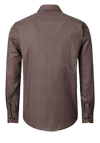 Produktbild f�r 'CASAMODA Casual Fit Hemd Langarm Button Down Kragen Streifen Muster braun'