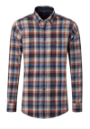 Produktbild f�r 'CASAMODA Casual Fit Hemd Langarm Button Down Kragen Karo grau'