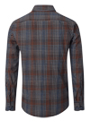 Produktbild f�r 'CASAMODA Casual Fit Hemd super langer Arm Button Down Kragen Flanell Karo blau'