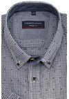 Produktbild fr 'CASAMODA Casual Fit Hemd Halbarm Button Down Kragen Karo blau'