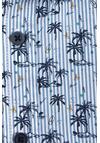 Produktbild fr 'CASAMODA Casual Fit Hemd Halbarm Button Down Kragen Muster blau'