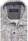 Produktbild fr 'CASAMODA Casual Fit Hemd Halbarm New Kent Kragen Muster wei'