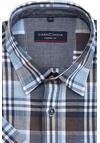 Produktbild fr 'CASAMODA Casual Fit Hemd Halbarm New Kent Kragen Karo blau'