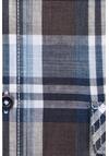 Produktbild fr 'CASAMODA Casual Fit Hemd Halbarm New Kent Kragen Karo blau'