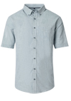 Produktbild f�r 'CASAMODA Casual Fit Hemd Halbarm Button Down Kragen Leinenmix gr�n'
