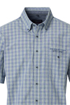 Produktbild f�r 'CASAMODA Casual Fit Hemd Halbarm Button Down Kragen Karo blau'