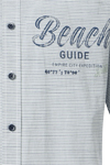 Produktbild f�r 'CASAMODA Casual Fit Hemd Halbarm New Kent Kragen Ringel gr�n'