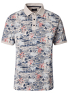 Produktbild f�r 'CASAMODA Poloshirt Halbarm Polokragen Jersey Muster beige'