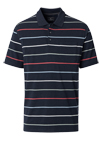 Produktbild f�r 'CASAMODA Poloshirt Halbarm Polokragen Jersey Ringel blau'
