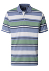 Produktbild f�r 'CASAMODA Poloshirt Halbarm Polokragen Jersey Ringel blau'