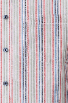Produktbild f�r 'CASAMODA Casual Fit Hemd Halbarm New Kent Kragen Leinenmix Streifen blau'