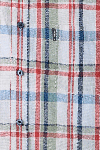Produktbild f�r 'CASAMODA Casual Fit Hemd Halbarm Button Down Kragen Leinenmix Karo rot'