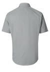 Produktbild f�r 'CASAMODA Casual Fit Hemd Halbarm New Kent Kragen Leinenmix Muster blau'