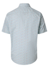 Produktbild f�r 'CASAMODA Casual Fit Hemd Halbarm New Kent Kragen Muster blau'