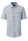 Produktbild f�r 'CASAMODA Casual Fit Hemd Halbarm New Kent Kragen Streifen blau'