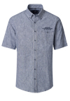 Produktbild f�r 'CASAMODA Casual Fit Hemd Halbarm Button Down Kragen Streifen blau'