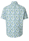 Produktbild f�r 'CASAMODA Casual Fit Hemd Halbarm New Kent Kragen Muster blau'