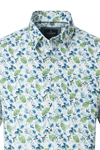 Produktbild f�r 'CASAMODA Casual Fit Hemd Halbarm New Kent Kragen Muster blau'