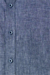 Produktbild f�r 'CASAMODA Casual Fit Hemd Halbarm Button Down Kragen Leinenmix blau'