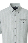Produktbild f�r 'CASAMODA Casual Fit Hemd Halbarm Button Down Kragen Streifen gr�n'