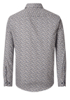 Produktbild fr 'CASAMODA Casual Fit Hemd Langarm Under Button Down Kragen Muster blau'