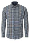 Produktbild fr 'CASAMODA Casual Fit Hemd Langarm New Kent Kragen Flanell Karo blau'
