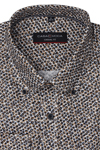 Produktbild fr 'CASAMODA Casual Fit Hemd Langarm Button Down Kragen Muster dunkelblau'