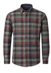 Produktbild fr 'CASAMODA Casual Fit Hemd Langarm Button Down Kragen Faux Karo rot'