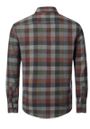 Produktbild fr 'CASAMODA Casual Fit Hemd Langarm Button Down Kragen Faux Karo rot'