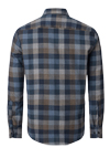 Produktbild fr 'CASAMODA Casual Fit Hemd Langarm Button Down Kragen Faux Karo blau'