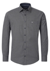 Produktbild fr 'CASAMODA Casual Fit Hemd Langarm New Kent Kragen Muster oliv'