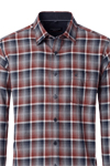Produktbild f�r 'CASAMODA Casual Fit Hemd Langarm New Kent Kragen Flanell Karo blau'