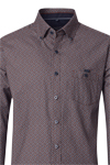 Produktbild f�r 'CASAMODA Casual Fit Hemd Langarm Button Down Kragen Muster orange'