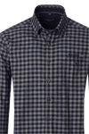 Produktbild f�r 'CASAMODA Casual Fit Hemd Langarm Button Down Kragen Karo dunkelblau'