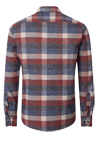 Produktbild f�r 'CASAMODA Casual Fit Hemd Langarm New Kent Kragen Flanell Karo blau'