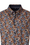 Produktbild f�r 'CASAMODA Casual Fit Hemd Langarm Button Down Kragen Blumenmuster dunkelblau'