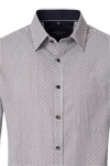 Produktbild f�r 'CASAMODA Casual Fit Hemd Langarm New Kent Kragen Muster blau'