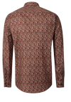 Produktbild f�r 'CASAMODA Casual Fit Hemd Langarm New Kent Kragen Muster terracotta'