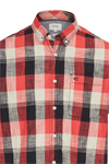 Produktbild fr 'CAMEL ACTIVE Regular Fit Hemd Halbarm Button Down Kragen Karo blau'