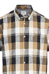 Produktbild fr 'CAMEL ACTIVE Regular Fit Hemd Halbarm Button Down Kragen Karo schwarz'
