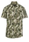 Produktbild fr 'CAMEL ACTIVE Regular Fit Hemd Halbarm New Kent Kragen Muster grn'