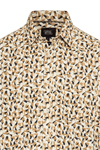 Produktbild fr 'CAMEL ACTIVE Regular Fit Hemd Halbarm New Kent Kragen Muster braun'
