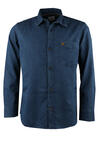 Produktbild fr 'CAMEL ACTIVE Regular Fit Hemd Langarm Streifen blau'