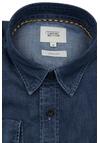 Produktbild fr 'CAMEL ACTIVE Regular Fit Hemd Langarm New Kent Kragen rauchblau'