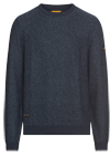 Produktbild f�r 'CAMEL ACTIVE Pullover Langarm Rundhals Strick Muster dunkelblau'