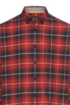 Produktbild f�r 'CAMEL ACTIVE Hemd Langarm Button Down Kragen Flanell Karo rot'