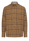 Produktbild f�r 'CAMEL ACTIVE Hemd Langarm Button Down Kragen Flanell Karo braun'