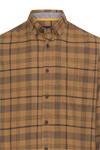 Produktbild f�r 'CAMEL ACTIVE Hemd Langarm Button Down Kragen Flanell Karo braun'